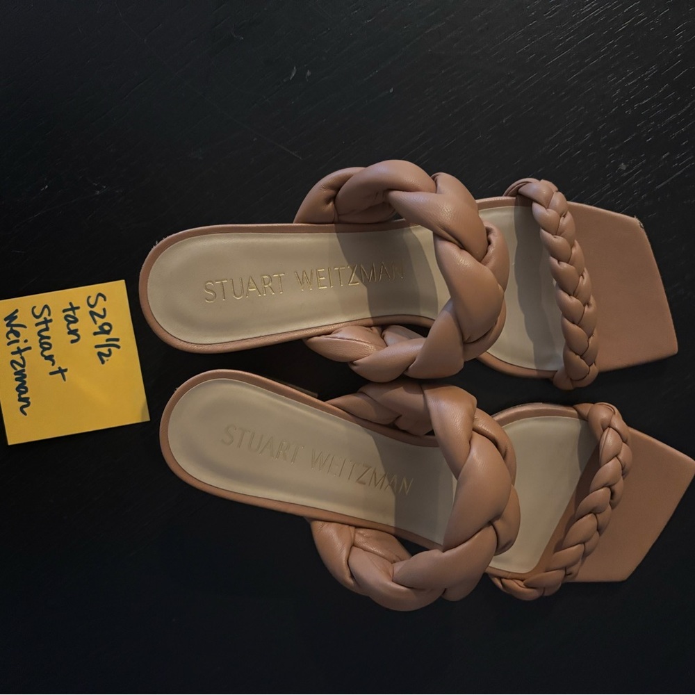 Stuart Weitzman braided sandal